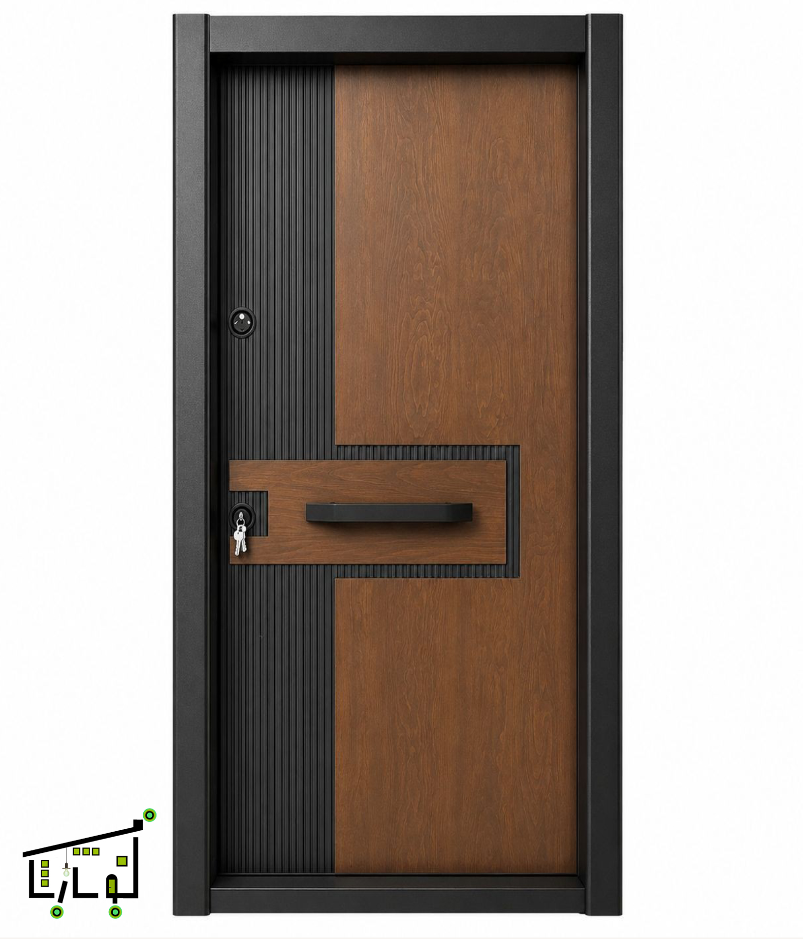 درب ضد سرقت مدرن تلفیقی DK-16
