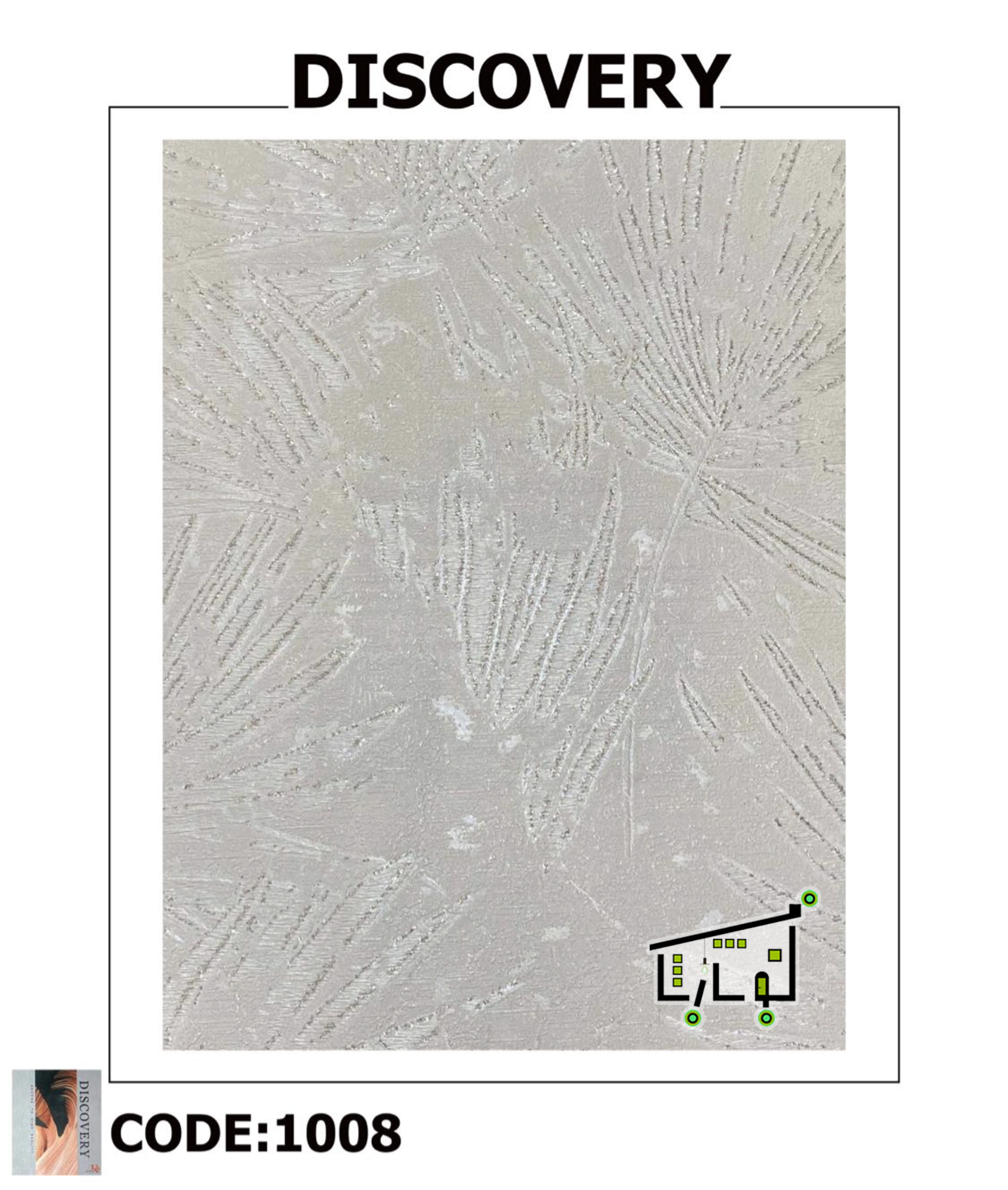 کاغذ دیواری Discovery مدل 1008