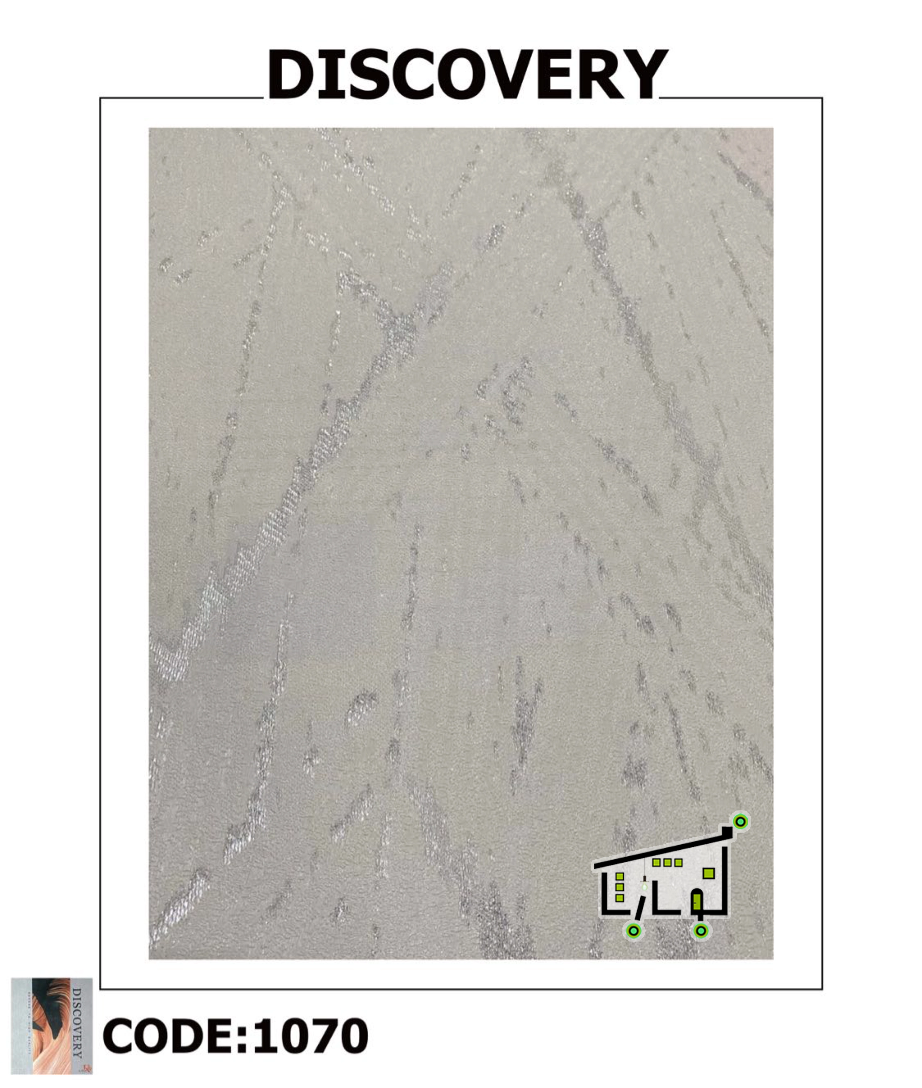 کاغذ دیواری Discovery مدل 1070
