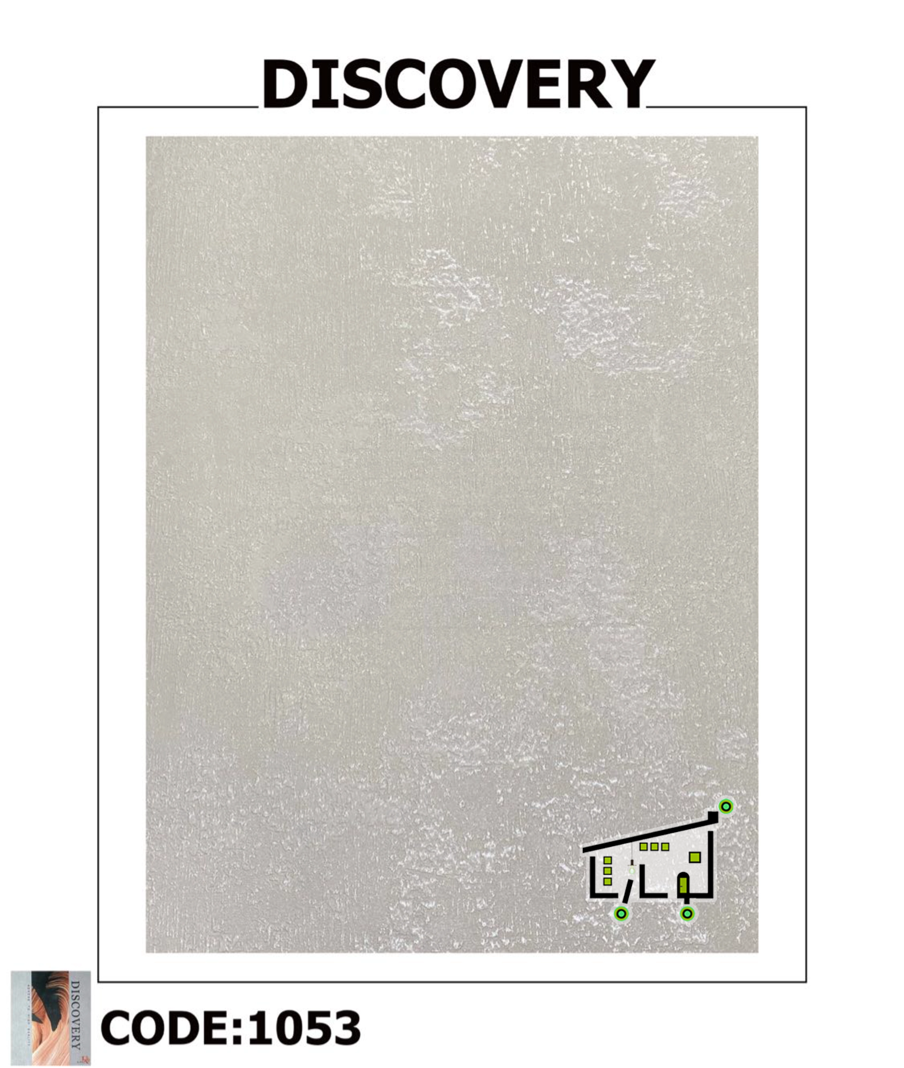 کاغذ دیواری Discovery مدل 1053