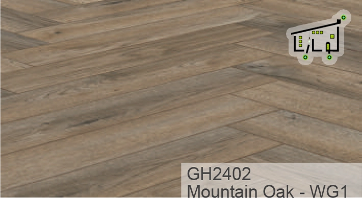 لمینت گرین لایف مدل هرینگبون GH2402